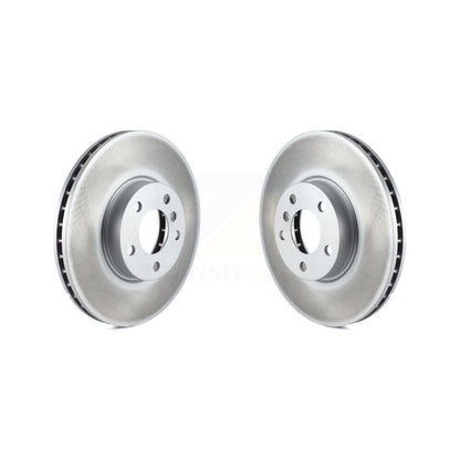 Coated Disc Brake Rotors Front Pair For BMW X5 X6