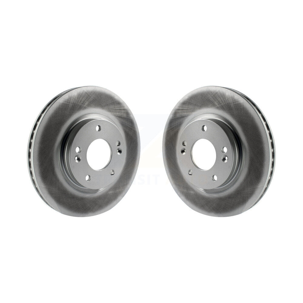 Coated Disc Brake Rotors Front Pair For 2007-2009 Hyundai Santa Fe