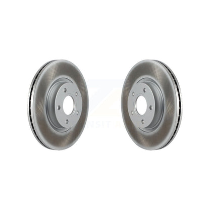 Coated Disc Brake Rotors Front Pair For Ford Escape Volvo C-Max S40 C30 V50 C70