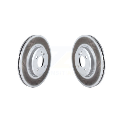 Coated Disc Brake Rotors Front Pair For Mini Cooper Countryman