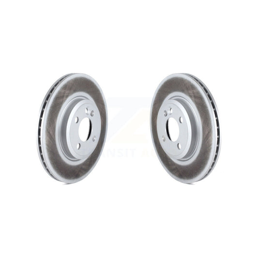 Coated Disc Brake Rotors Front Pair For Mini Cooper Countryman