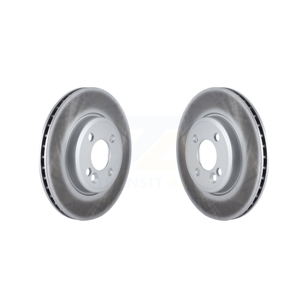 Coated Disc Brake Rotors Front Pair For Mini Cooper