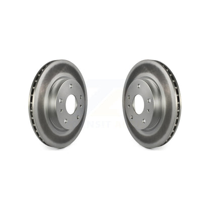 Coated Disc Brake Rotors Front Pair For Suzuki SX4 Crossover