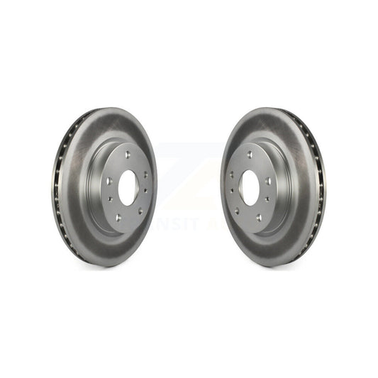 Coated Disc Brake Rotors Front Pair For Suzuki SX4 Crossover