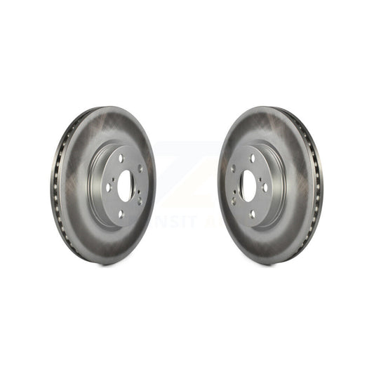 Coat Disc Brake Rotor Front Pair For Toyota Corolla Matrix Pontiac Vibe Scion xD