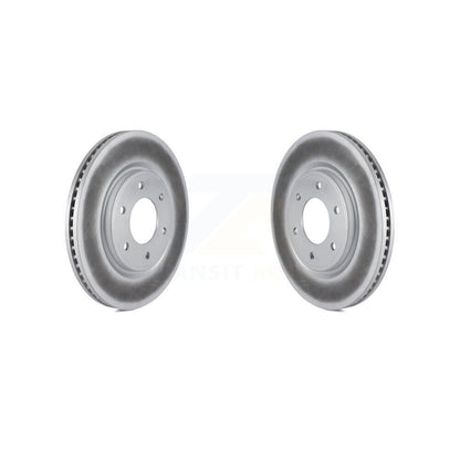 Coated Disc Brake Rotors Front Pair For Nissan TITAN Armada INFINITI QX80 QX56
