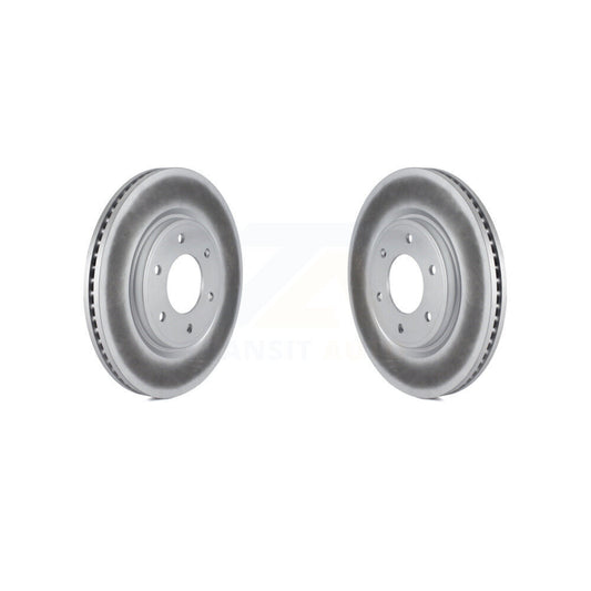 Coated Disc Brake Rotors Front Pair For Nissan TITAN Armada INFINITI QX80 QX56