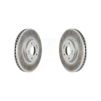 Coated Disc Brake Rotors Front Pair For 2007-2012 Hyundai Veracruz
