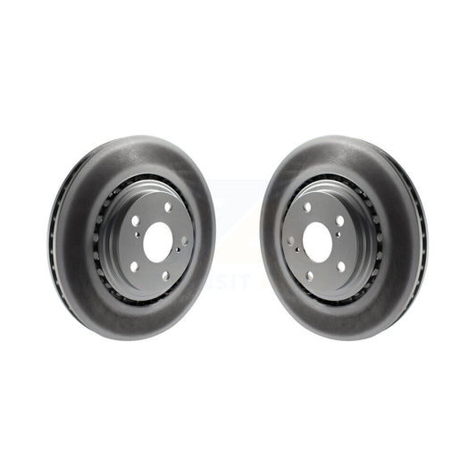 Coat Disc Brake Rotors Front Pair For Toyota Highlander Sienna Lexus RX350 NX300