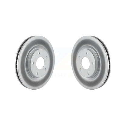 Coated Disc Brake Rotors Front Pair For Nissan Rogue Sentra Select