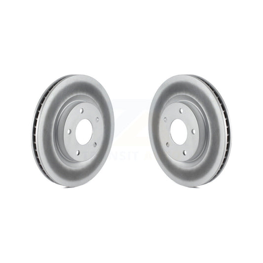 Coated Disc Brake Rotors Front Pair For Nissan Rogue Sentra Select