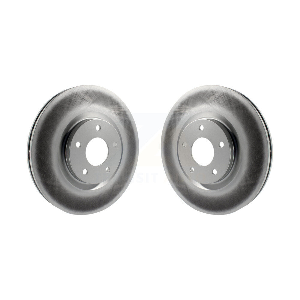 Coated Disc Brake Rotors Front Pair For Nissan Sentra Juke