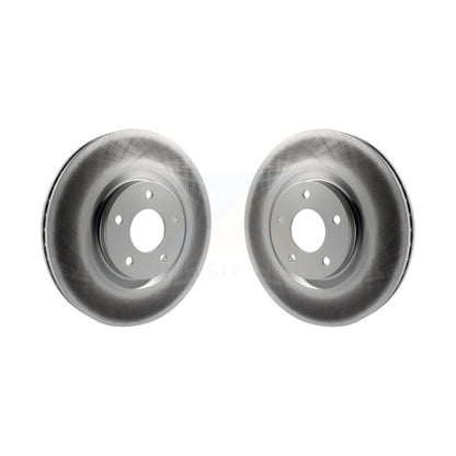 Coated Disc Brake Rotors Front Pair For Nissan Sentra Juke