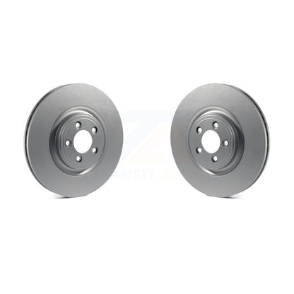 Coated Disc Brake Rotors Front Pair For Jaguar XF XJ XKR S-Type XK XJR Super V8