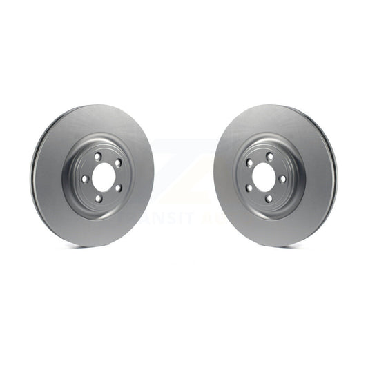 Coated Disc Brake Rotors Front Pair For Jaguar XF XJ XKR S-Type XK XJR Super V8