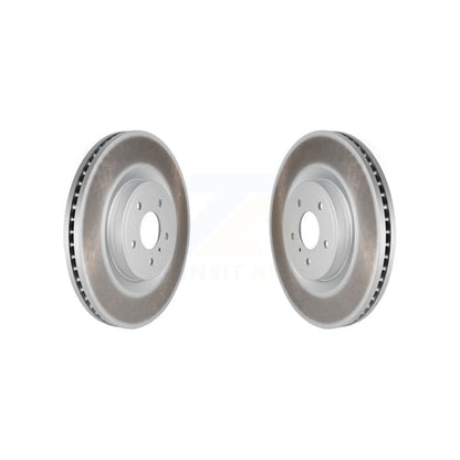 Coat Brake Rotor Front Pair For INFINITI Q50 G37 Nissan 370Z Q60 M37 FX50 Z QX70