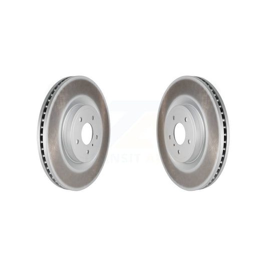 Coat Brake Rotor Front Pair For INFINITI Q50 G37 Nissan 370Z Q60 M37 FX50 Z QX70