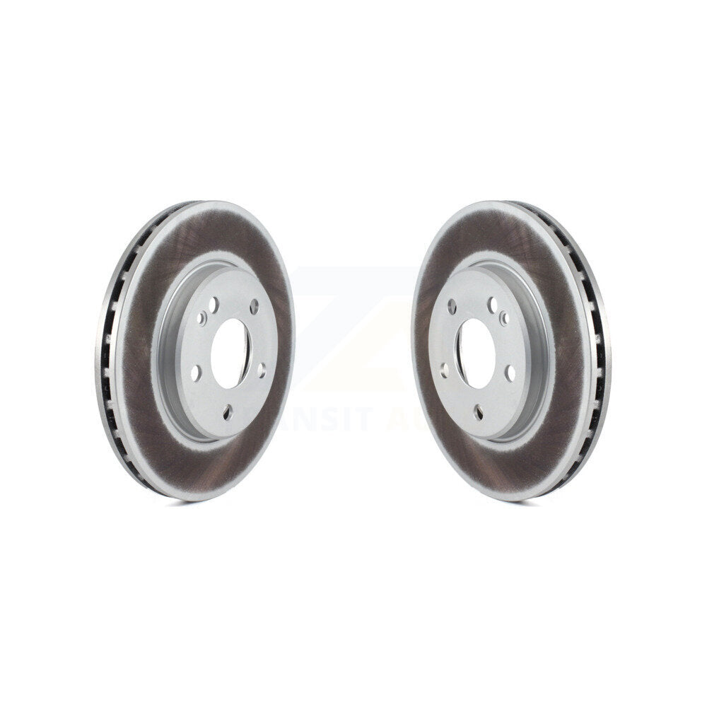 Coated Disc Brake Rotors Front Pair For 2006-2011 Mercedes-Benz B200
