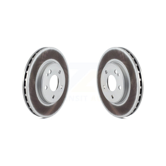 Coated Disc Brake Rotors Front Pair For 2006-2011 Mercedes-Benz B200