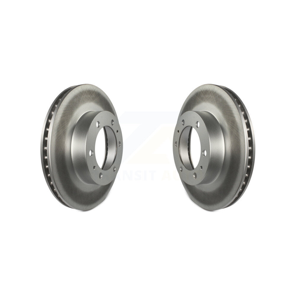 Coated Disc Brake Rotors Front Pair For Toyota Tacoma 4Runner FJ Cruiser