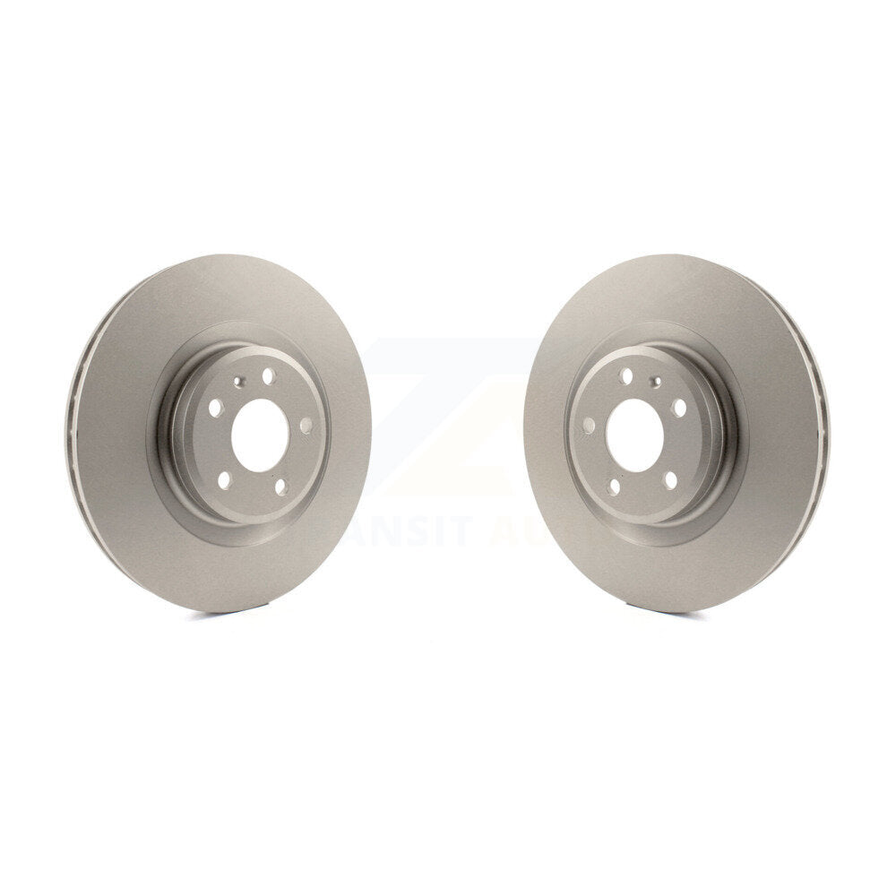 Coat Brake Rotors Front Pair For Audi Q5 Porsche Macan A4 Quattro S4 S5 A6 A7 A5