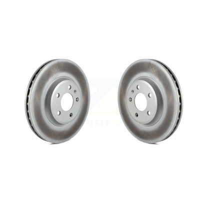 Coated Disc Brake Rotors Front Pair For Audi A4 Quattro Q5 A5 allroad