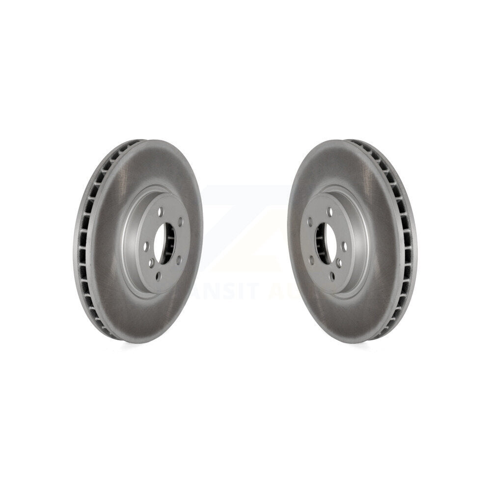 Coated Disc Brake Rotors Front Pair For BMW X5 X6 xDrive50i
