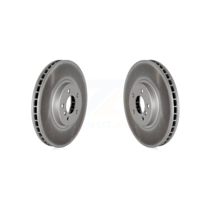 Coated Disc Brake Rotors Front Pair For BMW X5 X6 xDrive50i