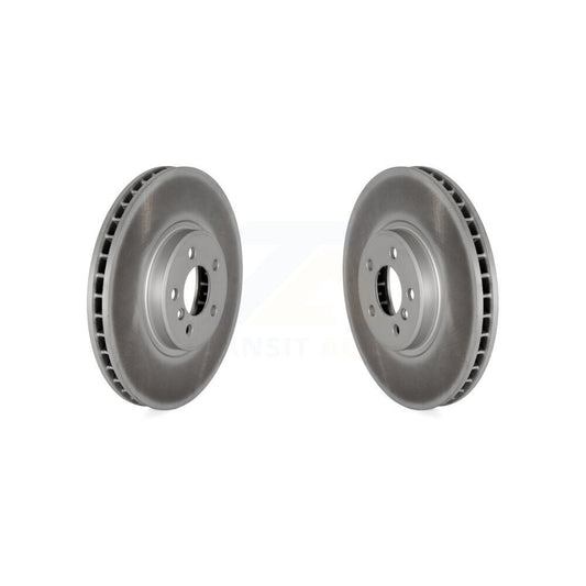 Coated Disc Brake Rotors Front Pair For BMW X5 X6 xDrive50i