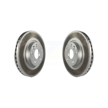 Coated Brake Rotor Front Pair For Volvo Land Rover Range Evoque XC70 S60 V60 S80