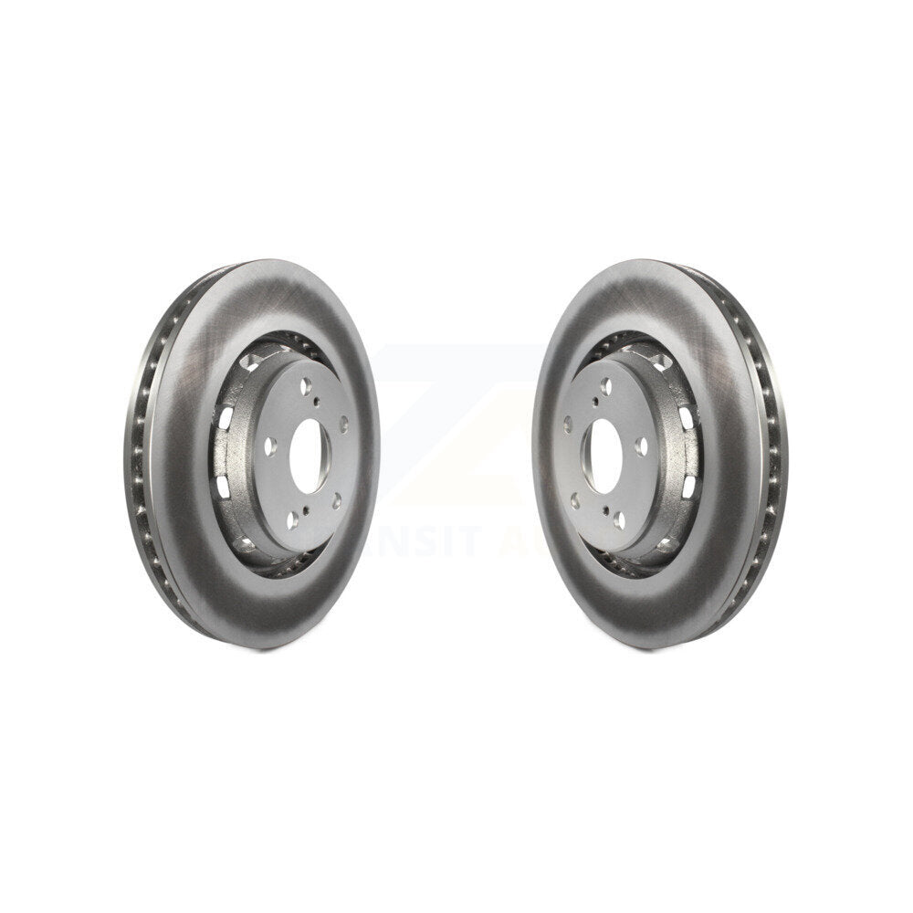 Coated Disc Brake Rotors Front Pair For 2009-2016 Toyota Venza
