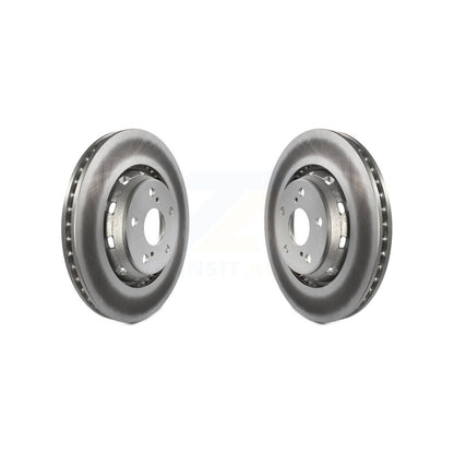 Coated Disc Brake Rotors Front Pair For 2009-2016 Toyota Venza