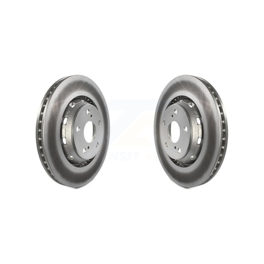 Coated Disc Brake Rotors Front Pair For 2009-2016 Toyota Venza