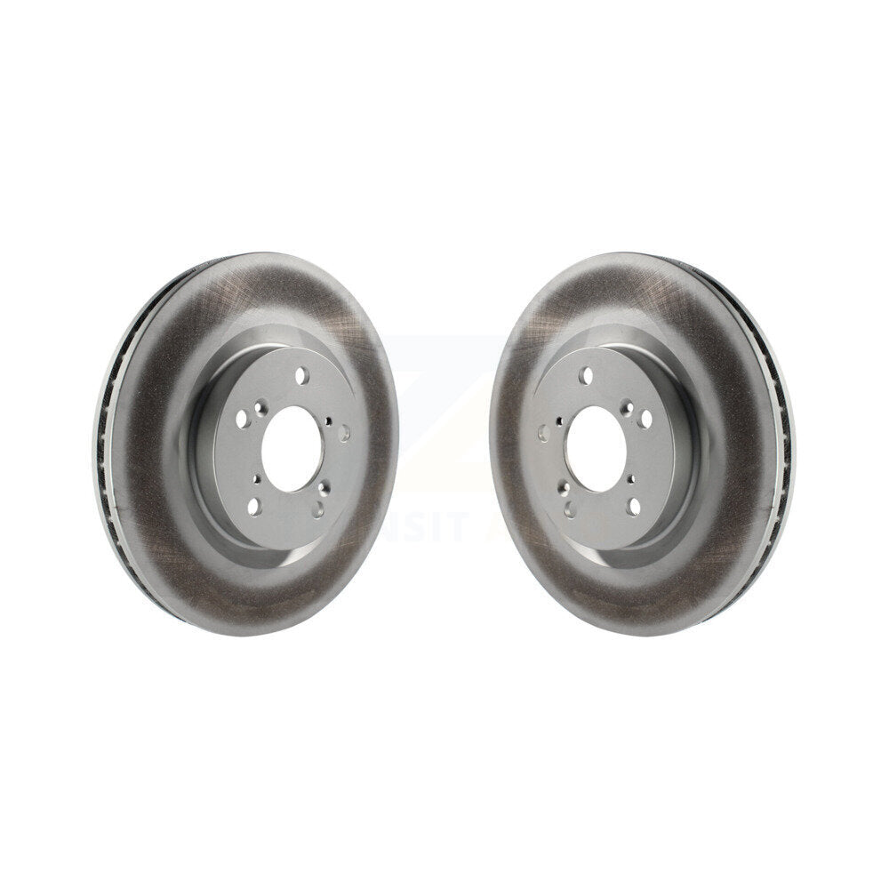 Coated Disc Brake Rotors Front Pair For Honda Odyssey Acura TL