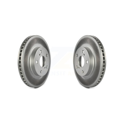 Coated Disc Brake Rotors Front Pair For Toyota Prius Lexus CT200h Plug-In