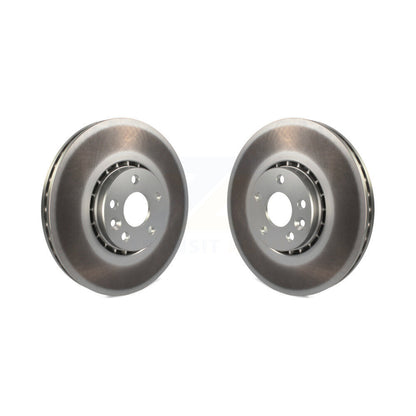 Coated Disc Brake Rotors Front Pair For Volvo XC60