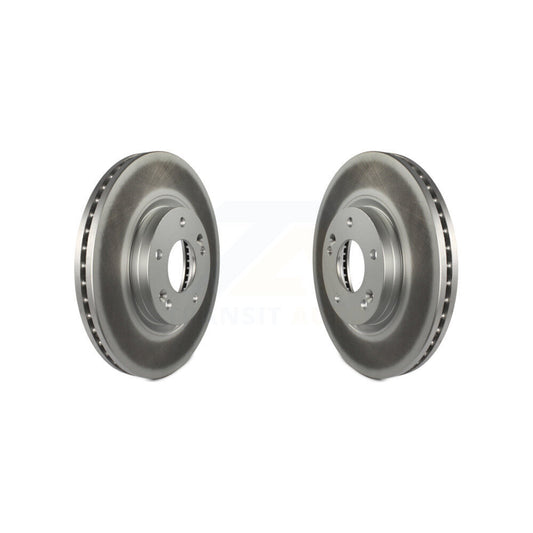 Coated Disc Brake Rotors Front Pair For Hyundai Santa Fe Kia Sorento