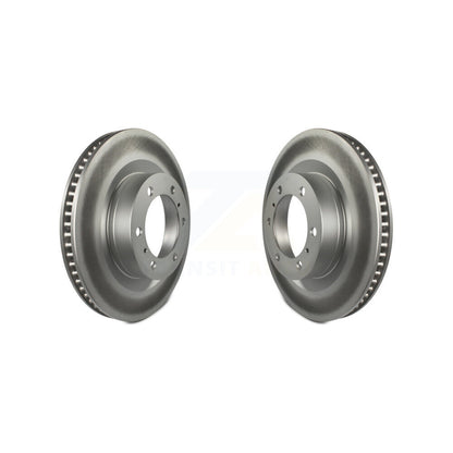 Coated Disc Brake Rotors Front Pair For Toyota 4Runner Lexus GX460
