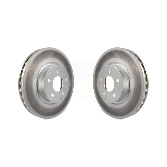 Coat Disc Brake Rotor Front Pair For Mercedes-Benz C300 E350 C350 E400 E250 E300