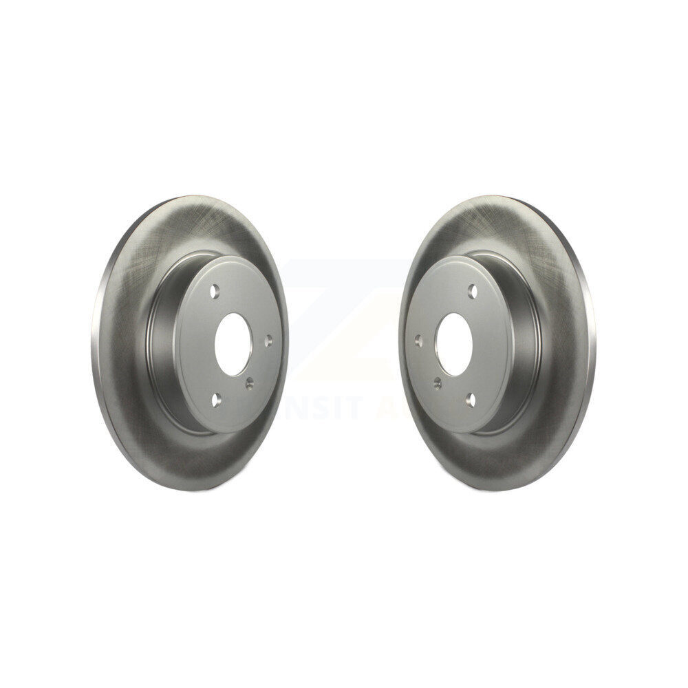 Coated Disc Brake Rotors Front Pair For Smart Fortwo