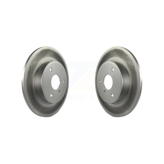 Coated Disc Brake Rotors Front Pair For Smart Fortwo