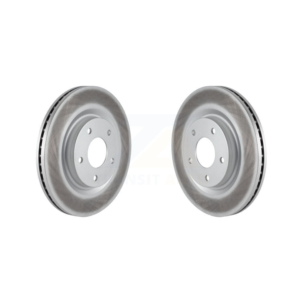 Coated Disc Brake Rotors Front Pair For Nissan Sentra Juke