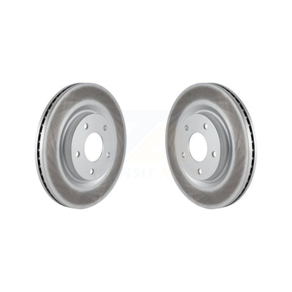 Coated Disc Brake Rotors Front Pair For Nissan Sentra Juke