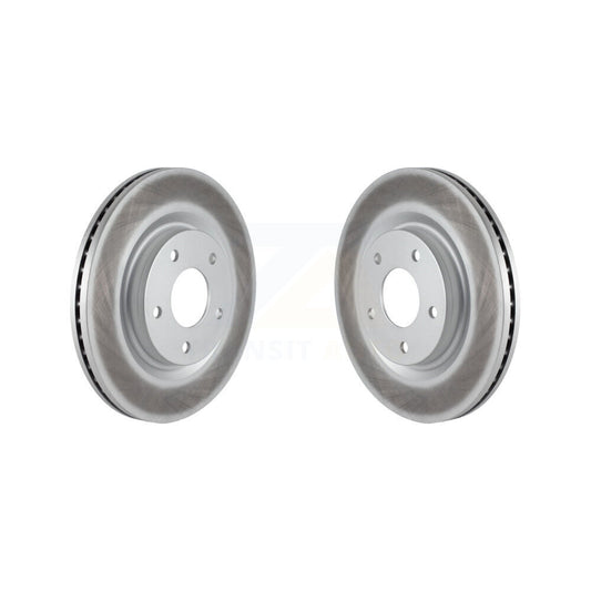 Coated Disc Brake Rotors Front Pair For Nissan Sentra Juke