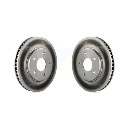 Coated Disc Brake Rotors Front Pair For Nissan LEAF NV200 Chevrolet City Express