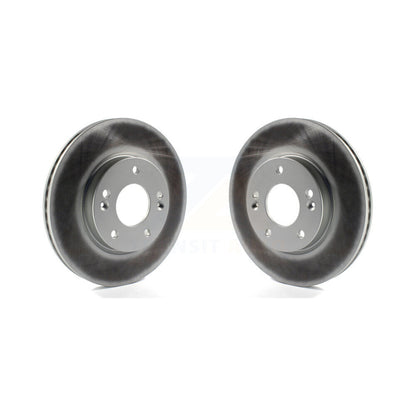 Coated Brake Rotors Front Pair For Hyundai Elantra Kia Kona Forte Soul Seltos GT