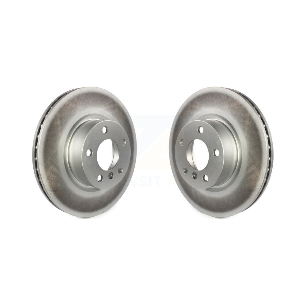 Coated Disc Brake Rotors Front Pair For BMW X3 X4