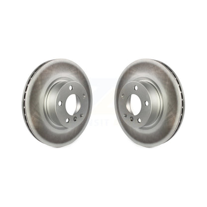 Coated Disc Brake Rotors Front Pair For BMW X3 X4