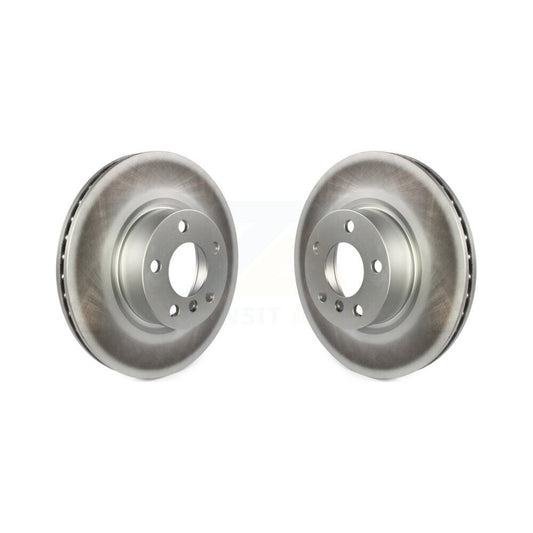 Coated Disc Brake Rotors Front Pair For BMW X3 X4
