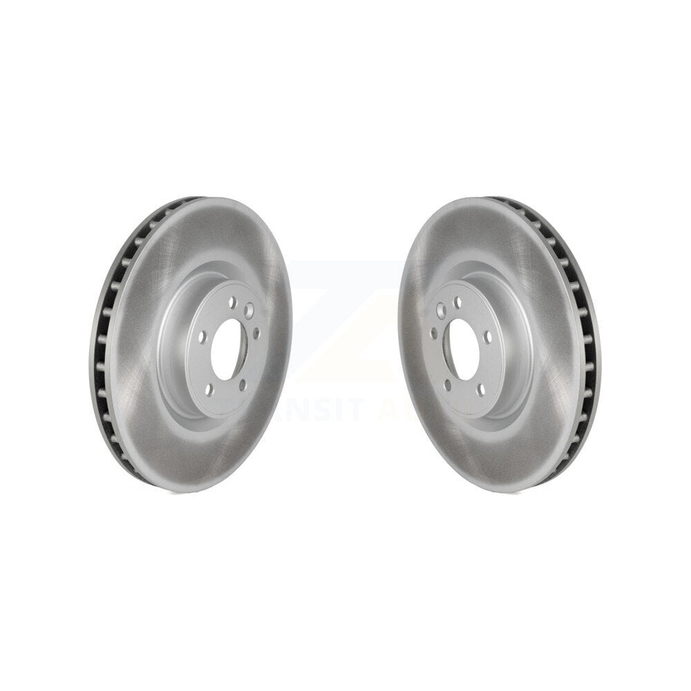Coat Brake Rotor Front Pair For Land Rover Range Sport Defender 110 Discovery 90